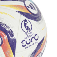 adidas Women's EURO25 Pro Football Size 5 White Purple Yellow
