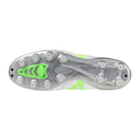 Mizuno Morelia Neo IV Pro Gras Football Shoes (FG) Silver Bright Green