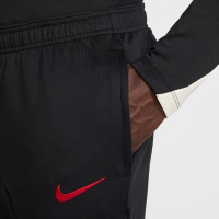 Nike Liverpool Strike Tracksuit 1/4-Zip 2024-2025 Black Red Off White