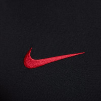 Nike Liverpool Strike Trainingstrui 1/4-Zip 2024-2025 Zwart Rood Gebroken Wit