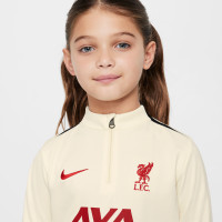 Nike Liverpool Academy Pro Training sweater 1/4-Zip 2024-2025 Preschoolers Off White Red