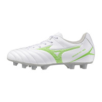 Mizuno Monarcida Neo III Select Gras Football Shoes (FG) Kids Silver Bright Green