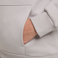 Nike Sportswear Club Fleece Hoodie Kids Grijs Wit