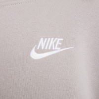 Nike Sportswear Club Fleece Hoodie Kids Grijs Wit