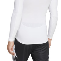 adidas Techfit Long Sleeve Base Layer White