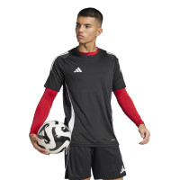 adidas Techfit Ondershirt Lange Mouwen Rood Wit