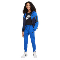 Nike Tech Fleece Sportswear Sweat Pants Kids Light Blue Black