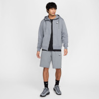 Nike Sportswear Club Fleece Vest Grijs Zwart Wit