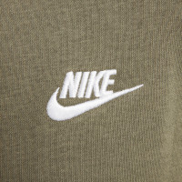 Nike Sportswear Club Fleece Crew Sweater Kids Olijfgroen Wit