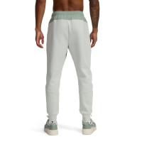 Under Armour Unstoppable Fleece Joggingbroek Grijs Mintgroen Zwart
