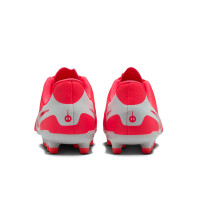 Nike Tiempo Legend 10 Club Grass/Artificial Grass Football Shoes (MG) Kids Bright Red White