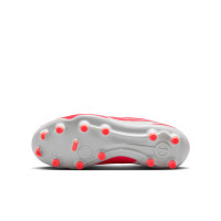 Nike Tiempo Legend 10 Club Grass/Artificial Grass Football Shoes (MG) Kids Bright Red White