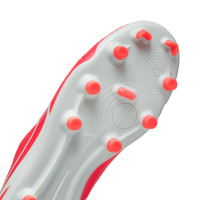 Nike Tiempo Legend 10 Club Grass/Artificial Grass Football Shoes (MG) Kids Bright Red White