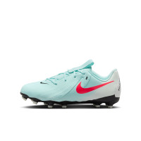 Nike Phantom GX II Academy Grass/Artificial Grass Football Shoes (MG) Kids Mint Green Red Black