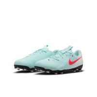 Nike Phantom GX II Academy Grass/Artificial Grass Football Shoes (MG) Kids Mint Green Red Black