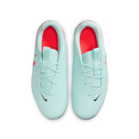 Nike Phantom GX II Academy Grass/Artificial Grass Football Shoes (MG) Kids Mint Green Red Black