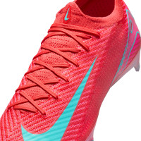 Nike Zoom Mercurial Vapor 16 Elite Gras Voetbalschoenen (FG) Rood Turquoise Roze
