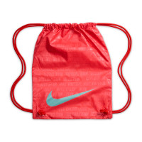 Nike Zoom Mercurial Superfly 10 Elite Iron Stud Football Shoes (SG) Red Turquoise Pink