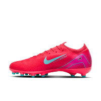Nike Zoom Mercurial Vapor 16 Pro Kunstgras Voetbalschoenen (AG) Rood Turquoise Roze