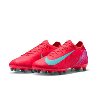 Nike Zoom Mercurial Vapor 16 Pro Kunstgras Voetbalschoenen (AG) Rood Turquoise Roze