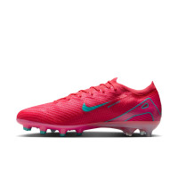 Nike Zoom Mercurial Vapor 16 Elite Artificial Grass Football Shoes (AG) Red Turquoise Pink