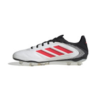 adidas Copa Pure III Pro Gras Football Shoes (FG) White Black Red