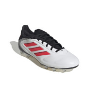 adidas Copa Pure III Pro Gras Football Shoes (FG) White Black Red
