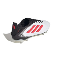 adidas Copa Pure III Pro Gras Football Shoes (FG) White Black Red