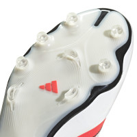 adidas Copa Pure III Pro Gras Football Shoes (FG) White Black Red