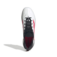 adidas Copa Pure III Elite Iron Nop Football Shoes (SG) White Black Red