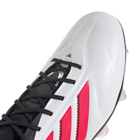 adidas Copa Pure III Elite Iron Nop Football Shoes (SG) White Black Red