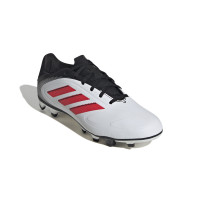 adidas Copa Pure III Club Grass/Artificial Grass Football Boots (MG) White Black Red