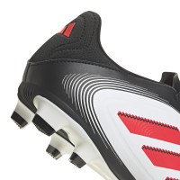 adidas Copa Pure III Club Grass/Artificial Grass Football Boots (MG) White Black Red