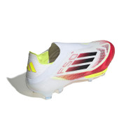 adidas F50+ Gras Football Shoes (FG) White Red Black Yellow