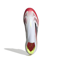 adidas F50+ Gras Football Shoes (FG) White Red Black Yellow