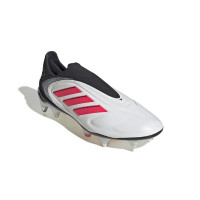 adidas Copa Pure III Elite Laceless Iron Stud Football Shoes (SG) White Black Red