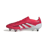 adidas Predator Elite Iron Nop Football Shoes (SG) Red White Black