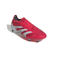 adidas Predator Elite Iron Nop Football Shoes (SG) Red White Black