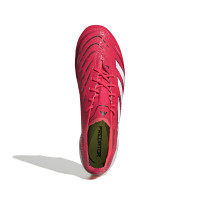 adidas Predator Elite Iron Nop Football Shoes (SG) Red White Black