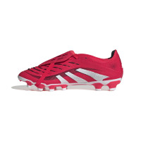 adidas Predator Pro FT Gras / Kunstgras Voetbalschoenen (MG) Rood Wit Zwart