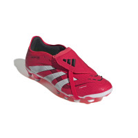 adidas Predator Pro FT Gras / Kunstgras Voetbalschoenen (MG) Rood Wit Zwart