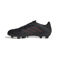 adidas Copa Pure III Club Grass/Artificial Grass Football Boots (MG) Black Dark Grey Red