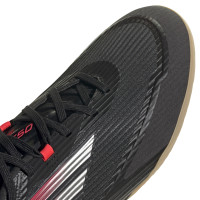 adidas F50 League Indoor Football Boots (IN) Black Red Silver