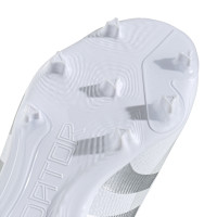 adidas Predator League Grass/Artificial Grass Football Boots (MG) Kids White Silver Blue