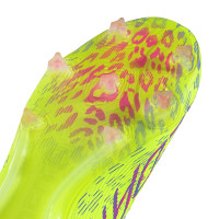 adidas Predator Elite Gras Football Shoes (FG) Neon Yellow Blue Pink