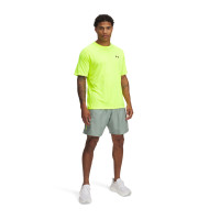 Under Armour Tech Woven Wordmark Training Short Light Green Neon Yellow