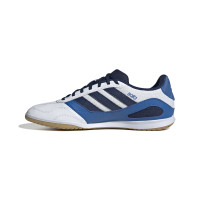 adidas Super Sala III Zaalvoetbalschoenen (IN) Wit Blauw Donkerblauw