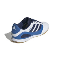 adidas Super Sala III Zaalvoetbalschoenen (IN) Wit Blauw Donkerblauw