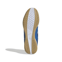 adidas Super Sala III Zaalvoetbalschoenen (IN) Wit Blauw Donkerblauw