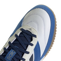 adidas Top Sala Competition II Zaalvoetbalschoenen (IN) Wit Blauw Donkerblauw